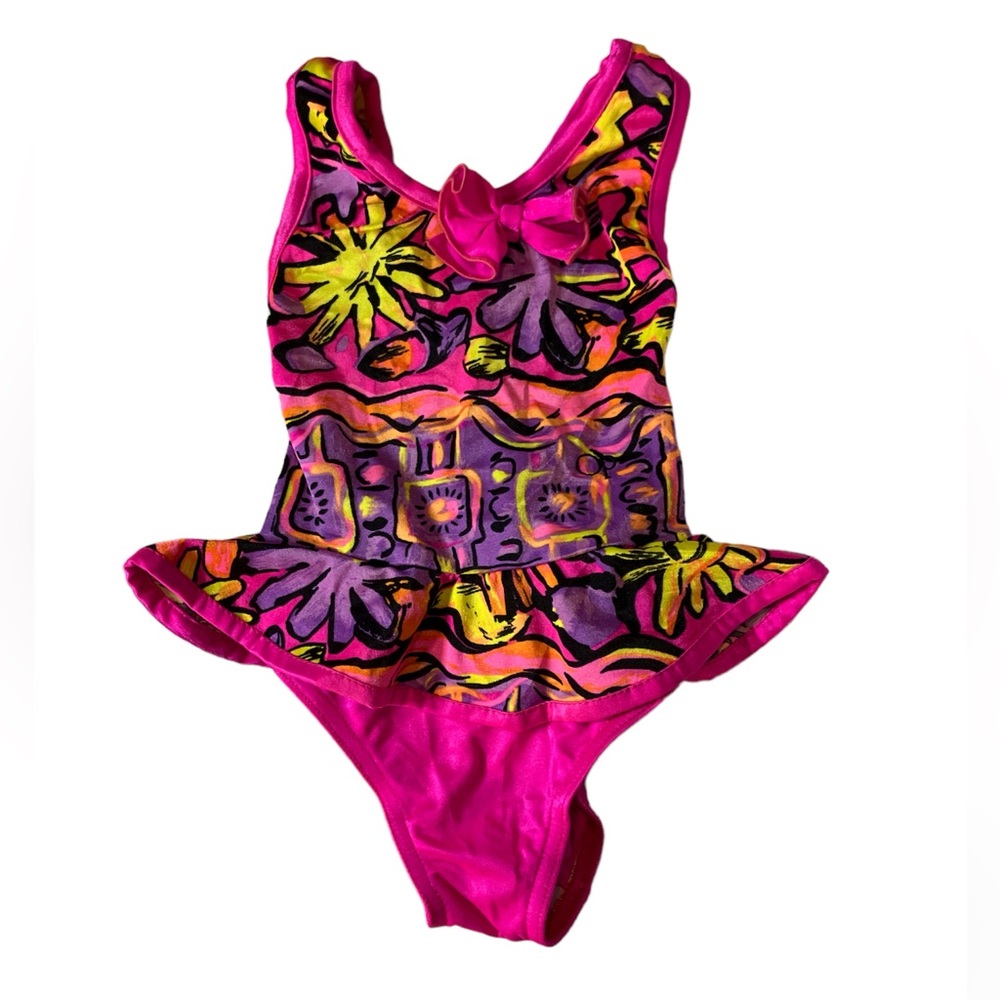 VINTAGE 90s Toddler Swimming Suit 3T